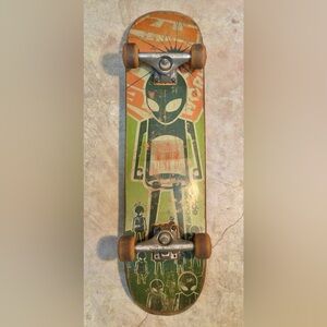 Alien Workshop Skateboard Deck Divide And Conquer w/Trucks & Wheels Old School